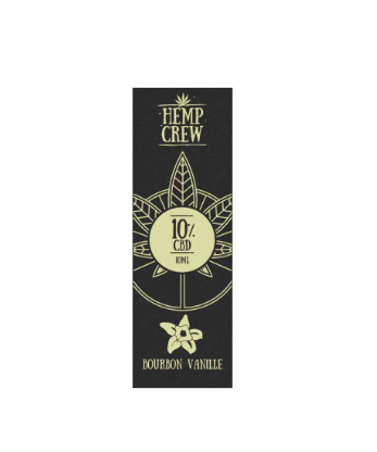 Hanf Crew Bourbon Vanille CBD-Öl 10%