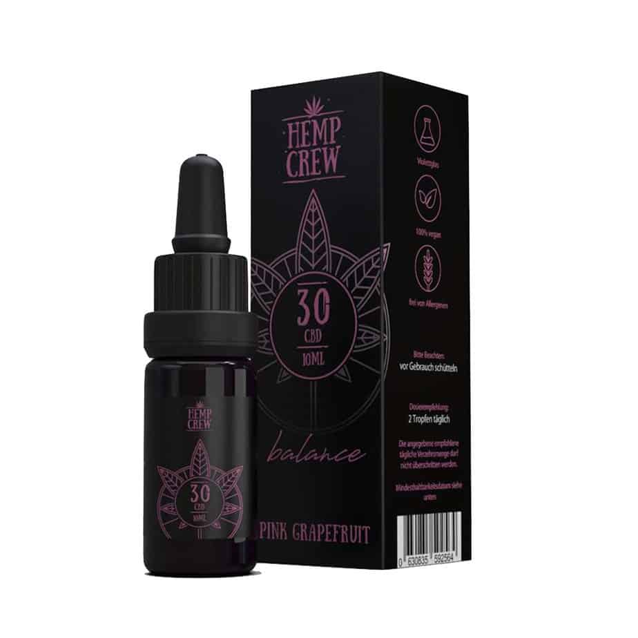 Hanf Crew CBD Öl 30% Rosa Grapefruit