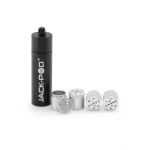 Weezy Stash Tube Aluminium Schwarz