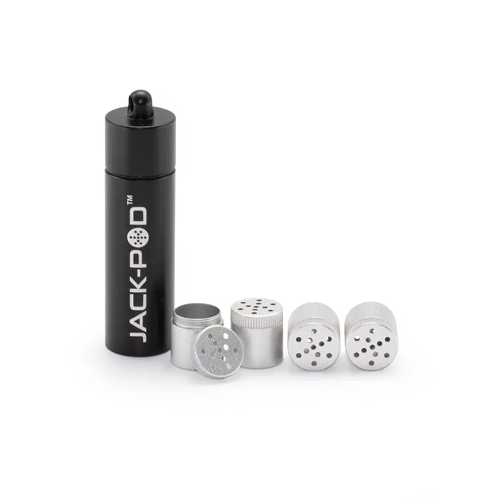 Weezy Stash Tube Aluminium Schwarz