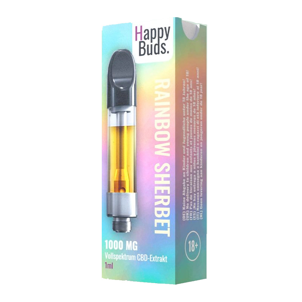 Happy Buds CBD Glückliche Rainbow Sherbet