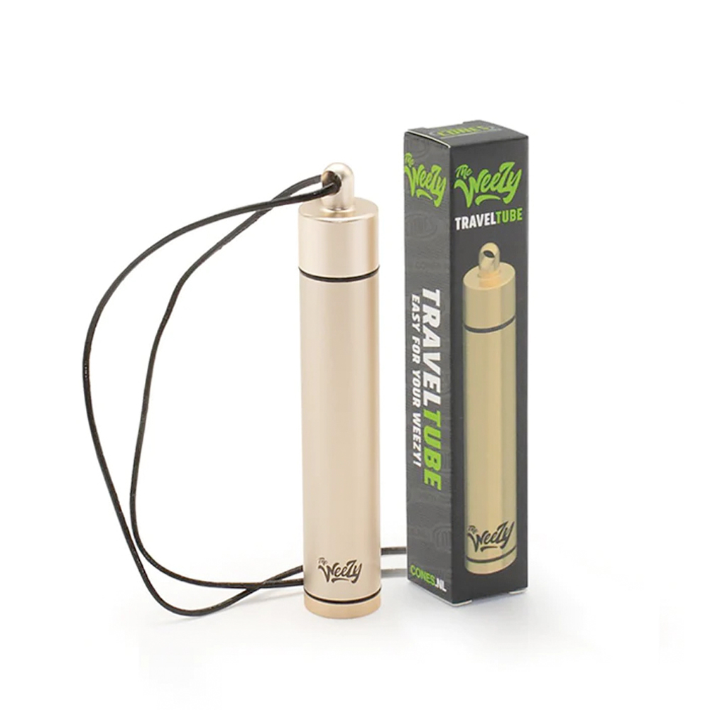 Weezy Travel Tube Aluminium Gold