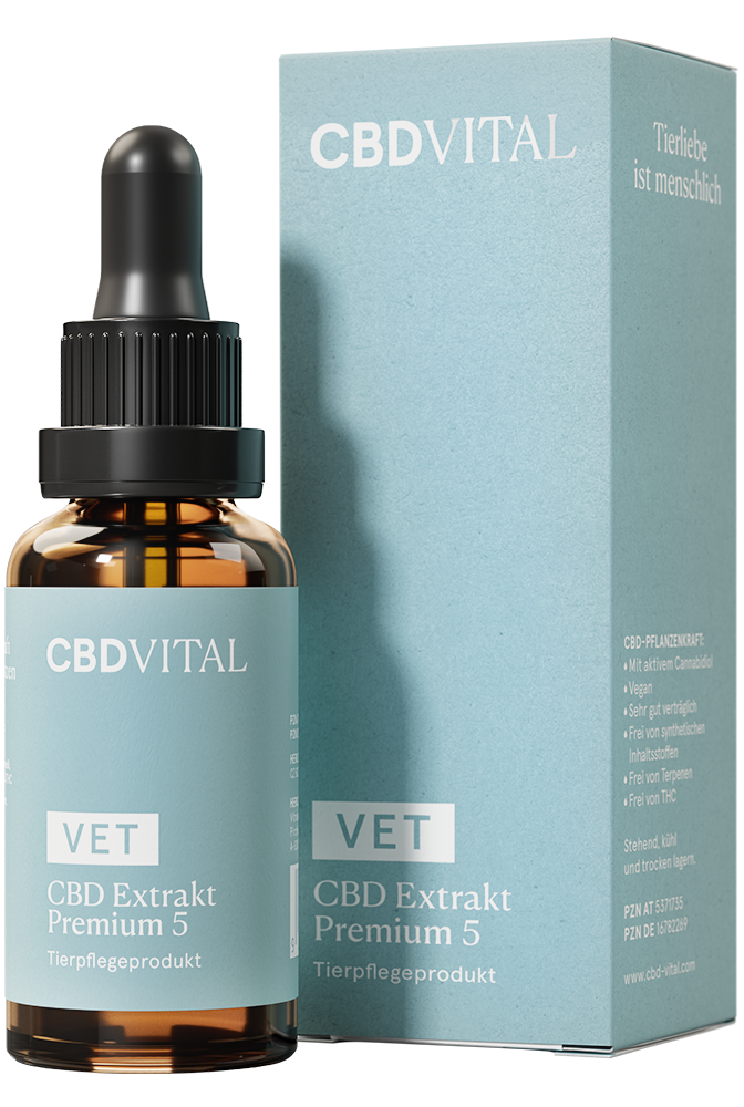 Vet CBD Öl 5% Haustiere Extrakt Premium